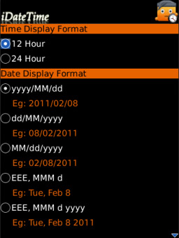 <b>iDateTime - Menu Clock and Date 4.1.1</b>