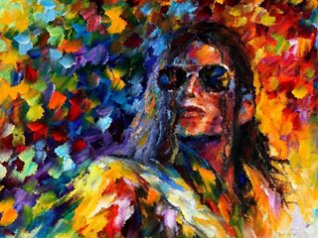 <b>Michael Jackson painting wallpaper</b>
