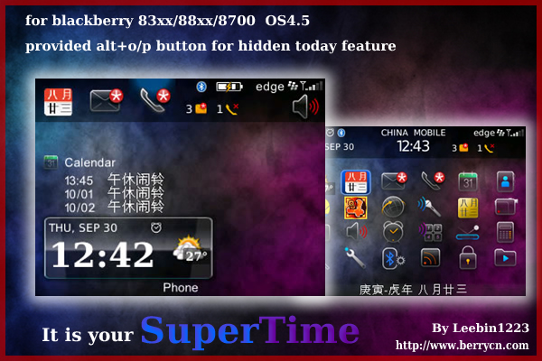 SuperTime for zen,today themes