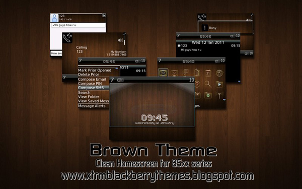 Brown Clean for bb 85xx Themes