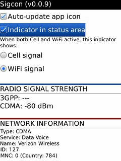 Sigcon (WiFi and Cell signal) os4.7-5.0