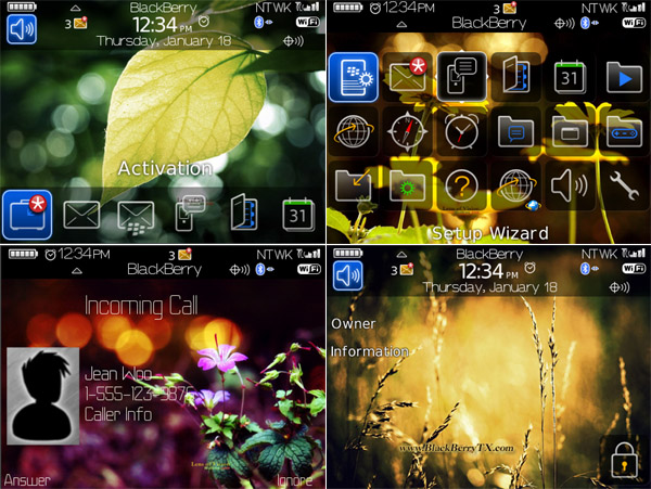 LOMO style flowers os5.0 themes