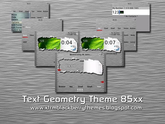 Textual Geometry for 85xx themes