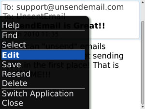 Unsend Email