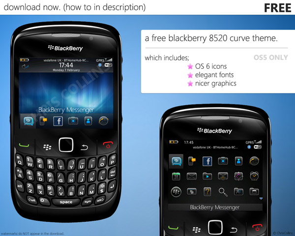 <b>Revamp for blackberry 8530 Themes</b>