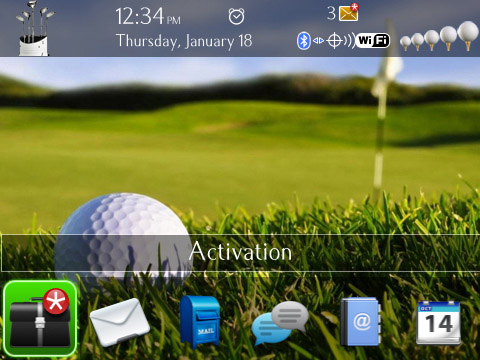 <b>Golf Theme MASTER for blackberry 9800</b>
