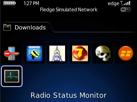 Radio Status Monitor apps for blackberry