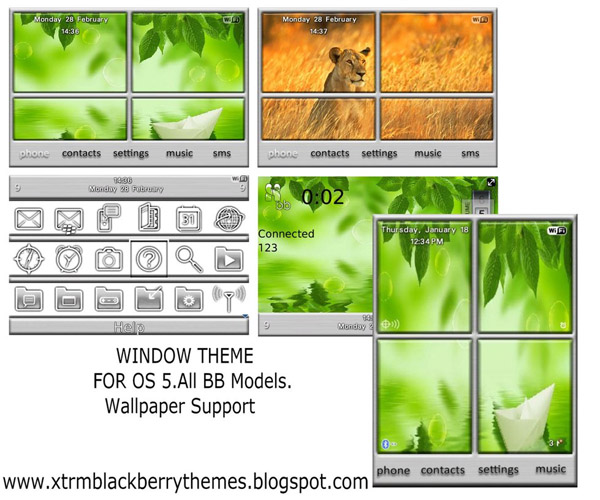 Windows Themes for all bb models
