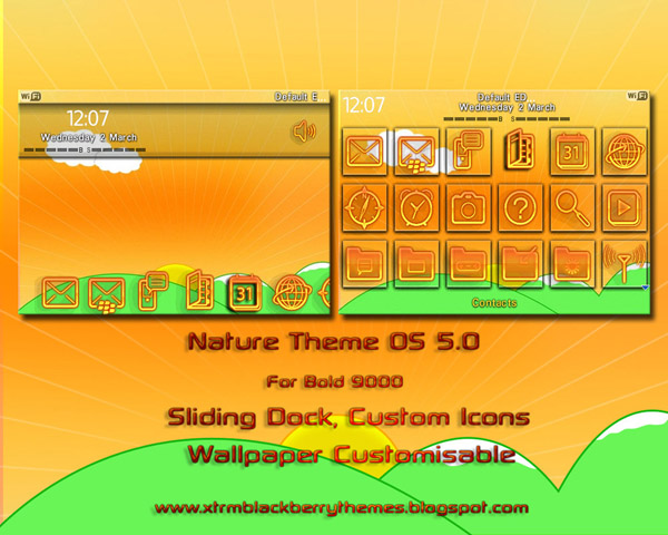 Nature for blackberry Bold 9000 themes