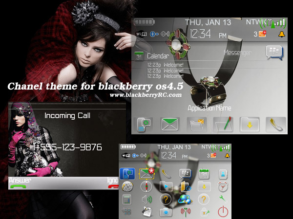 Chanel 8300 theme for blackberry