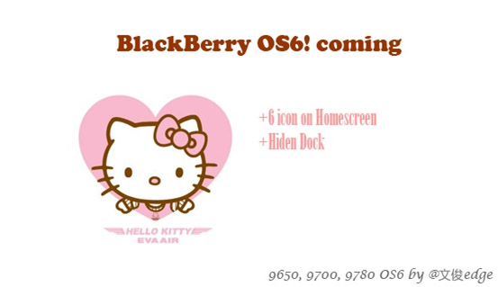 <b>HelloKitty for blackberry os6 themes</b>