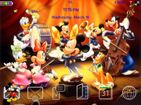 <b>BB 8520 themes : Mickey and Friends os5.0</b>