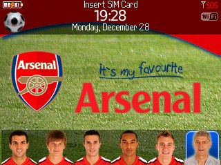 free Arsenal for 8520 themes download