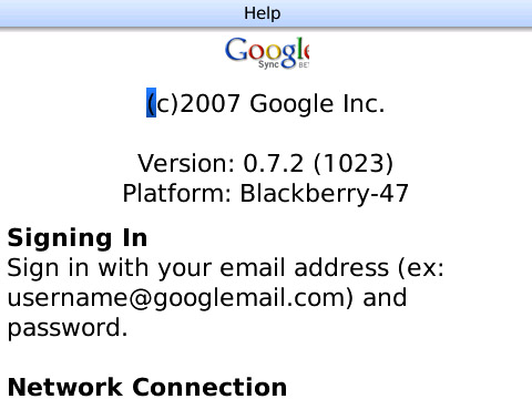 Google Sync v0.7.2 OS 4.6