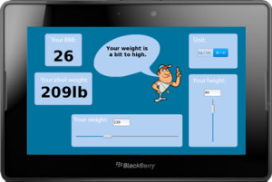 free BMICalc v1.0.1 for playbook apps