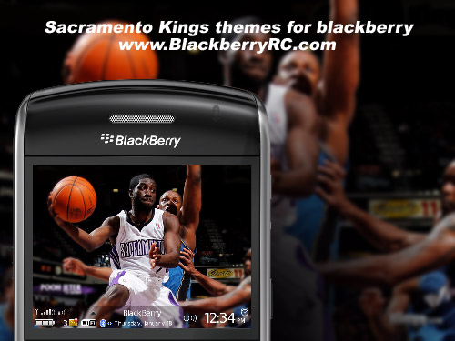 Sacramento Kings themes for blackberry 89,96,9700