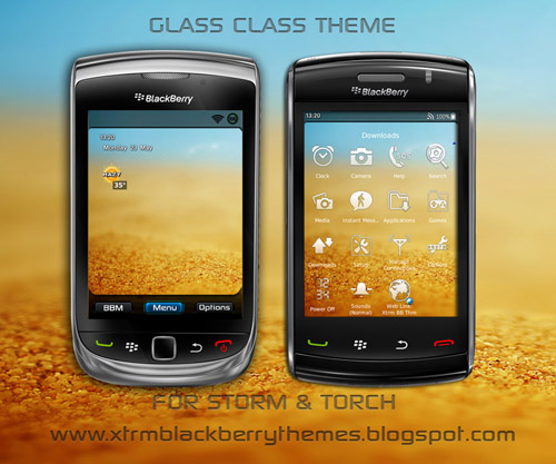 Glass Class for 9500 Storm, 9800 Torch Theme