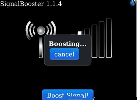 SignalBooster v1.1.4 for Blackberry apps