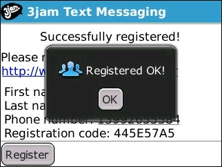 3jam Threaded SMS and Group SMS application