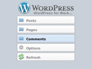 WordPress apps for blackberry