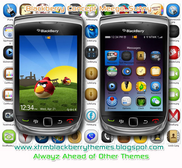 <b>Blackberry Meego OS 8 for 9800 torch themes</b>