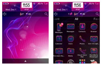 free Pink Swirl os6.0 Blackberry 9800 Torch