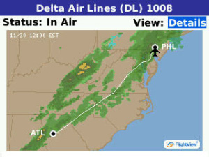 FlightView v1.5.1 for blackberry apps