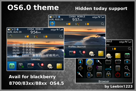 OS6.0 style hidden today themes for 83xx,88xx os4