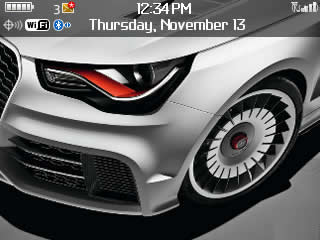 Audi A1 Clubsport quattro themes for blackberry c