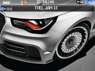 Audi A1 Clubsport quattro theme blackberry 8820