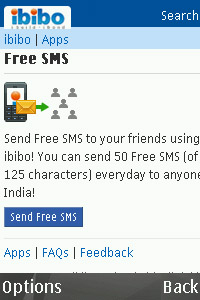best ibibo SMS v1.0.0 for free blackberry apps