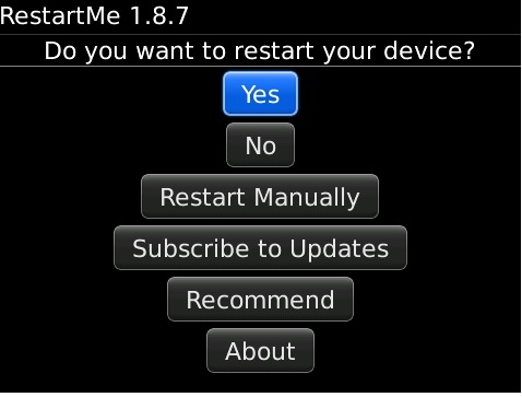 Restart Me v1.8.10 - The Quickest Device Reset