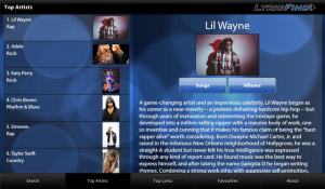 LyricFind v1.0 for playbook applications