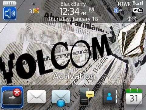 Volcom os7 icon for blackberry 89xx, 96xx, 9700 t