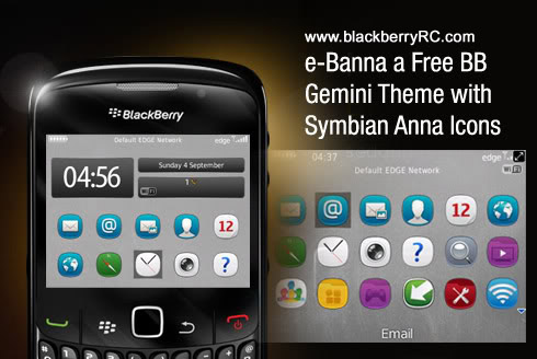 <b>e-Banna BB Gemini Themes with Symbian Anna Icons</b>