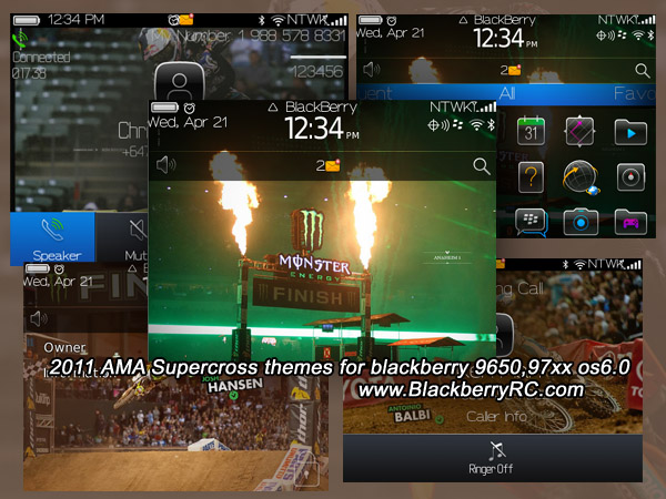 2011 AMA Supercross themes for blackberry 9650,97
