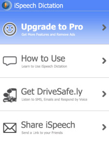 iSpeech Dictation v1.0.9 for blackberry apps