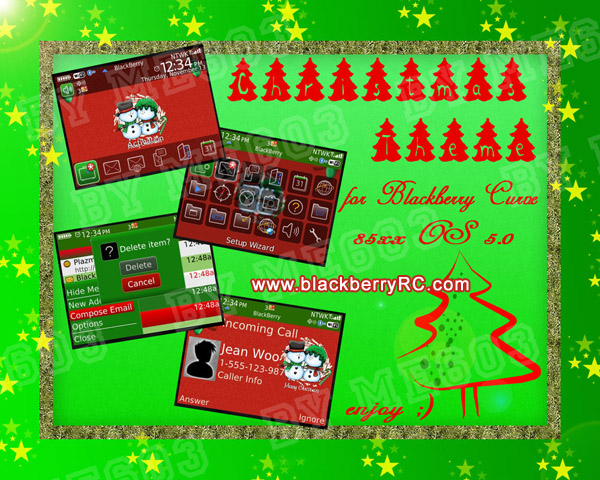 <b>Happy Christmas theme for blackberry 8520,9300 th</b>