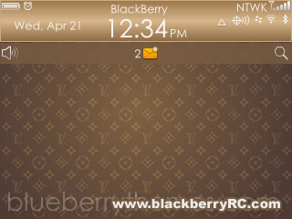 Louis Vuitton for blackberry 9300 themes os6