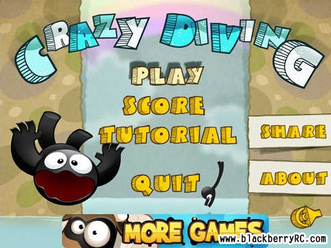 Crazy Diving v1.0.1 for blackberry games(480x360)