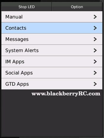 Blink V7 21 Customize Your Led Alert Free Blackberry Android Apps Download