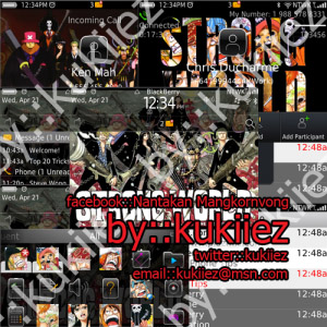 One Piece themes for blackberry 9780, 9650 os6.0
