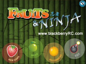Free Fruits and Ninja v1.4.0 games for blackberry
