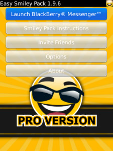 Easy Smiley Pack v2.2.5 for BlackBerry® Messenge