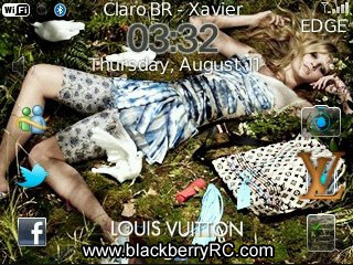 Louis Vuitton for blackberry curve 8520,8530 them