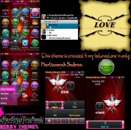 free simple theme for BlackBerry 9800 themes