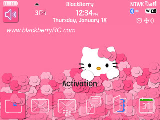 <b>Hidden Kitty for blackberry 9780 bold themes</b>
