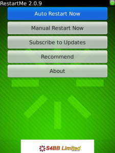 RestartMe 2.1.1 for blackberry apps