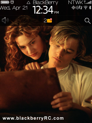 Titanic 3D for blackberry torch 9800 os6 themes