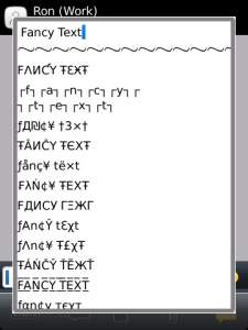 free fancy fonts for blackberry